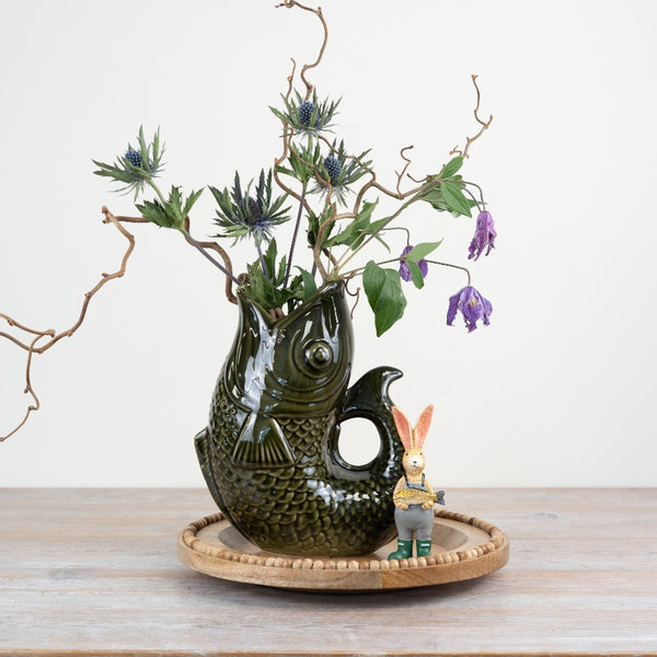 Mini Fish Jug Green Fish Jug - 3 Sizes - Gracie Jaynes