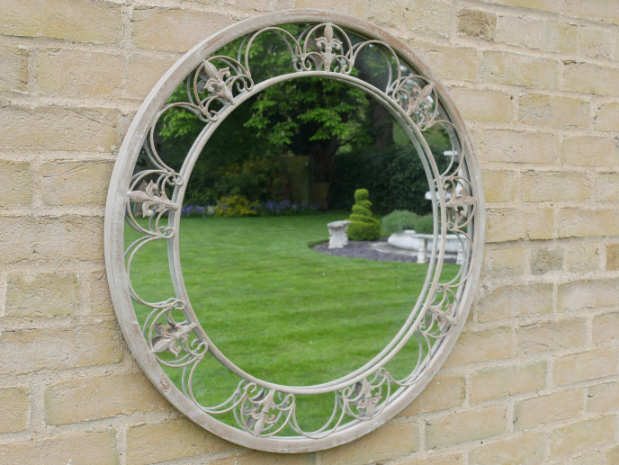 Round Garden Mirror