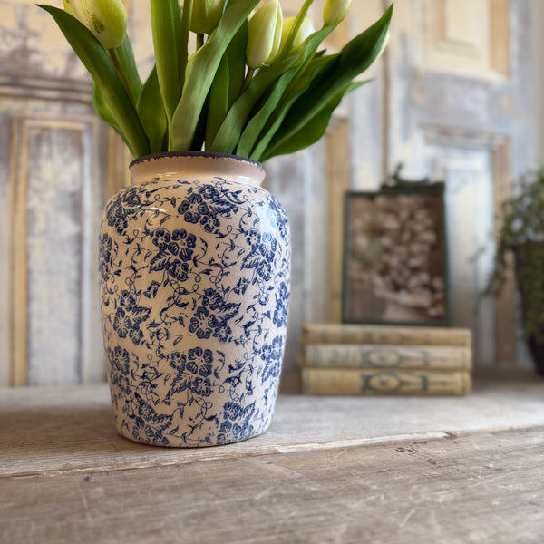 Dutch Blue Flo Vase - Gracie Jaynes