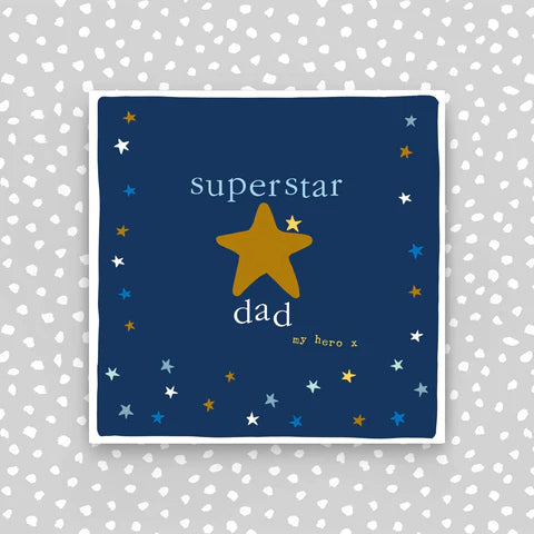 Super Star Dad Card