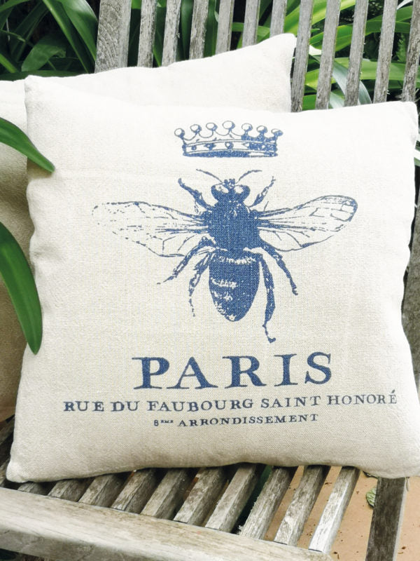 Queen Bee Paris Cushion