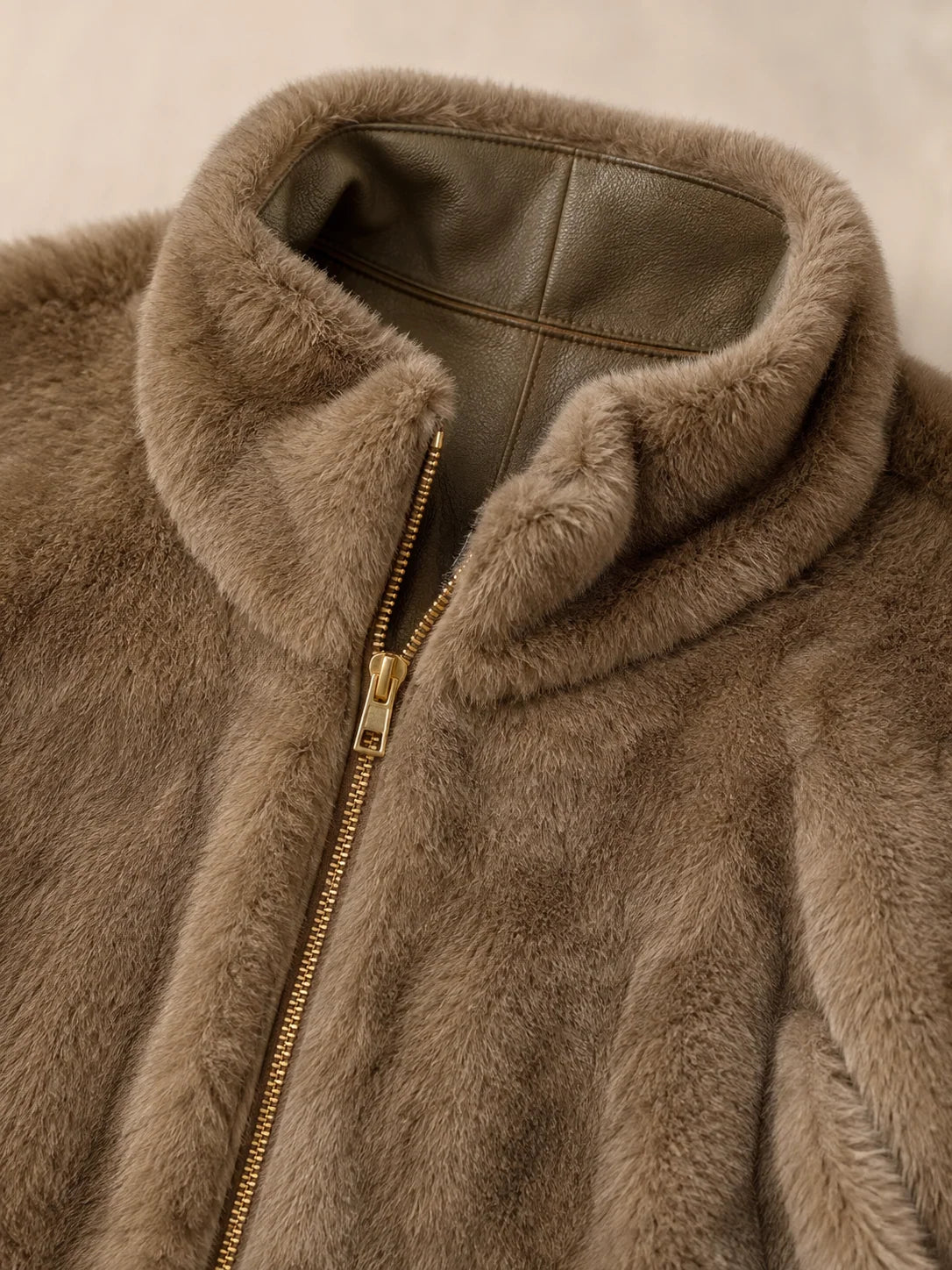 Reversible 2 in 1 Super Soft Coat - Khaki