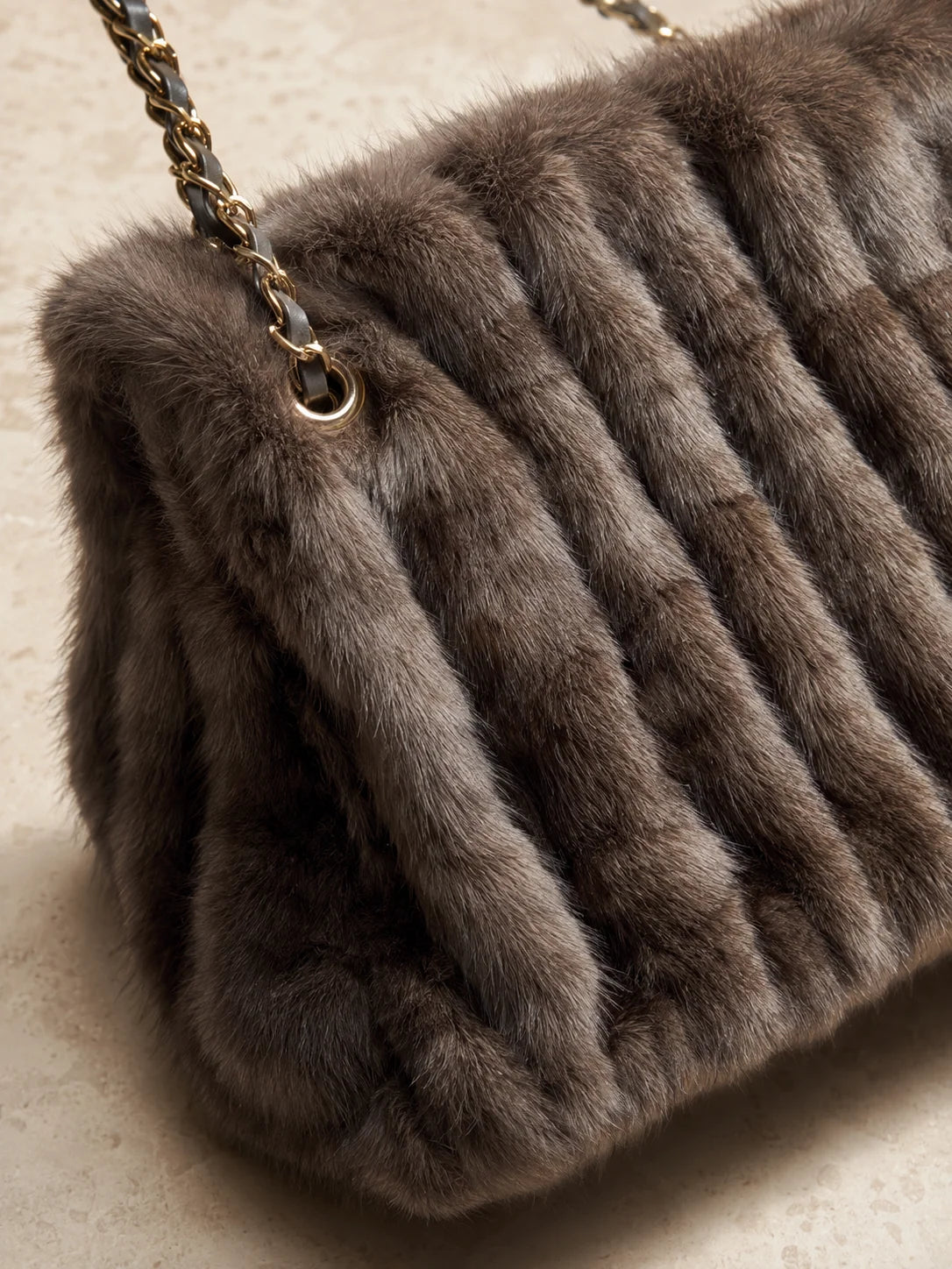 Faux Fur Shoulder Strap Bag - 3 Colours