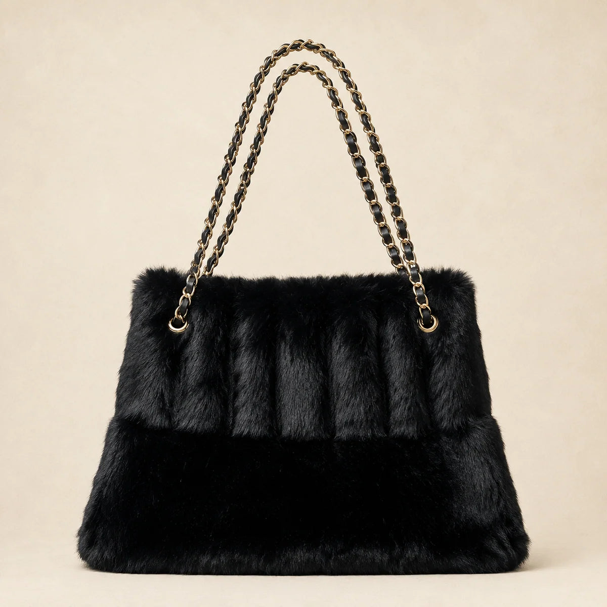 Faux Fur Shoulder Strap Bag - 3 Colours