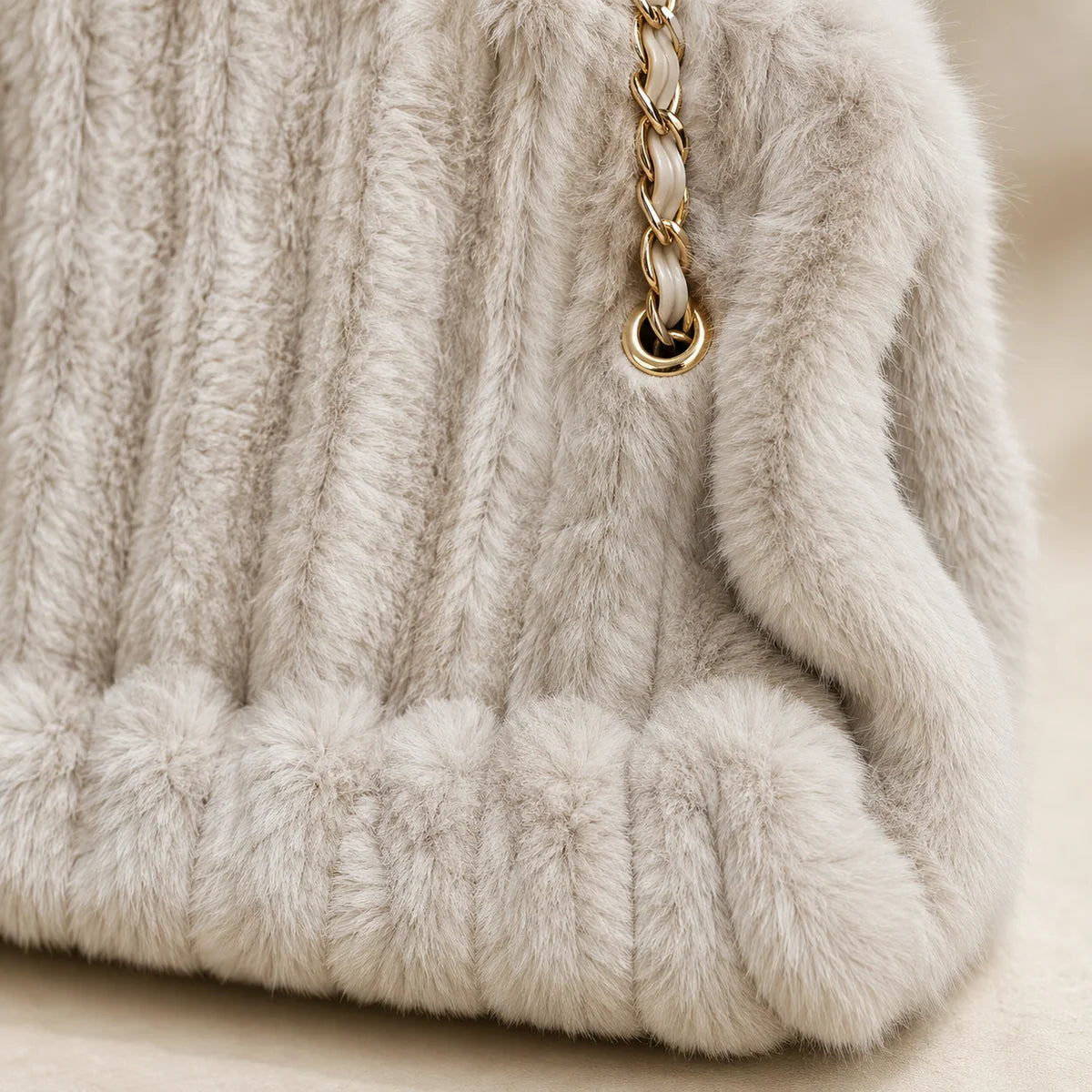Faux Fur Shoulder Strap Bag - 3 Colours