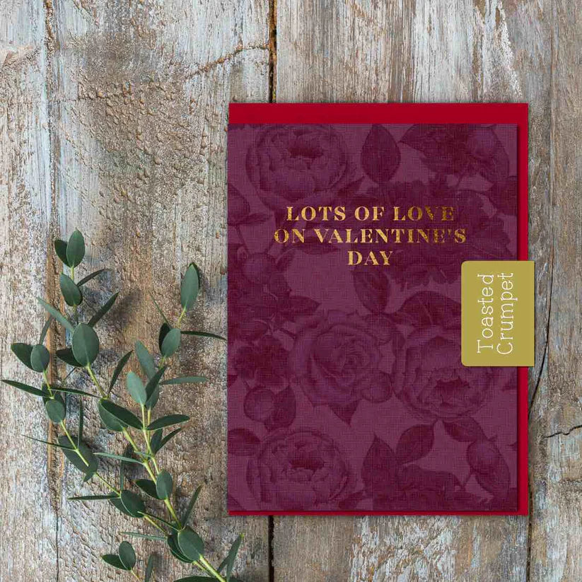 Lots of Love on Valentines Day Card