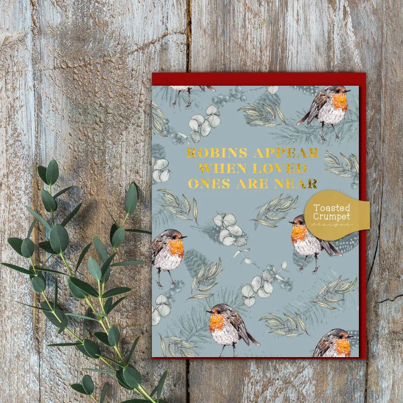 Robins Appear Christmas Card