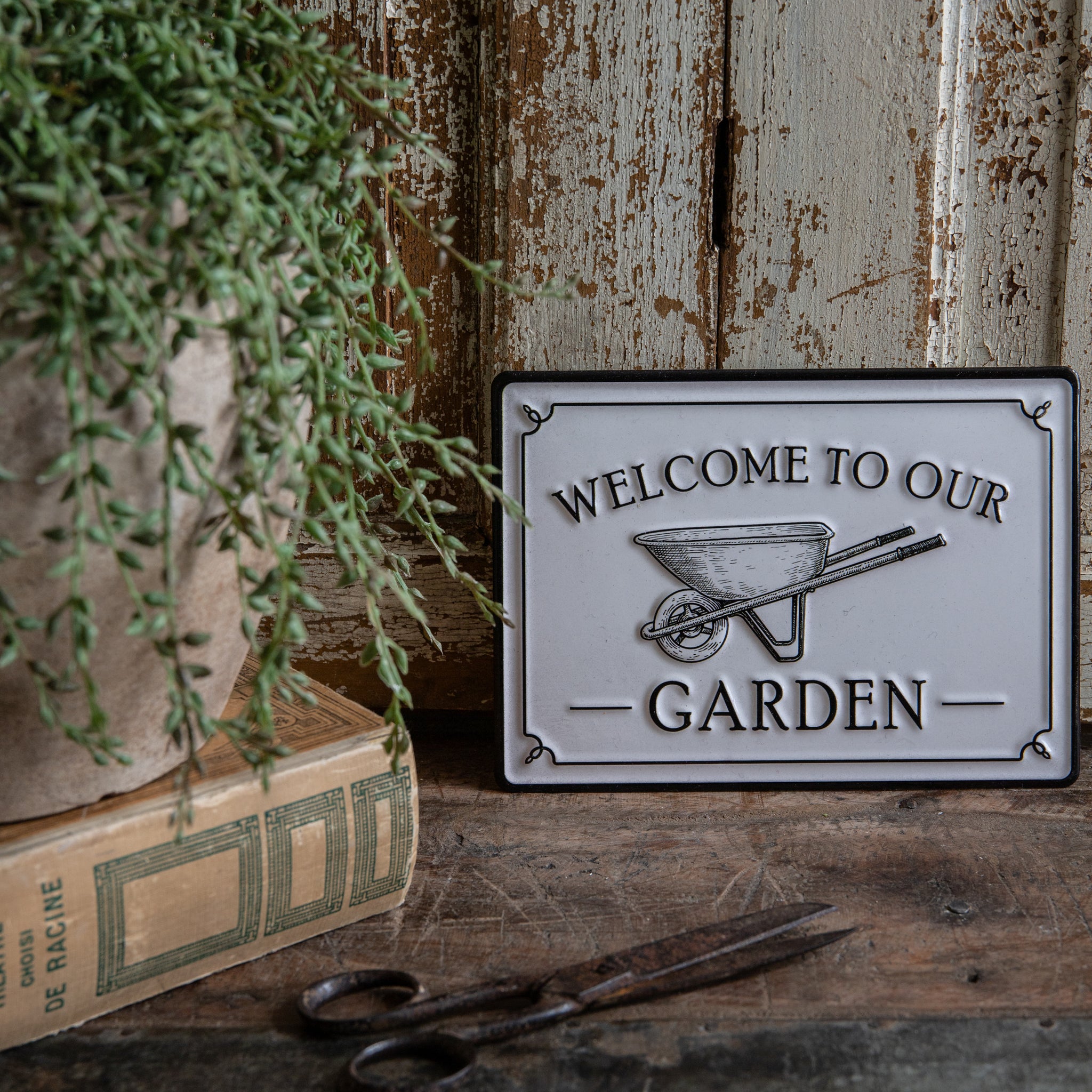 Blechschilder Für Den Garten, Blumen, Markt, Vintage-Blechschild