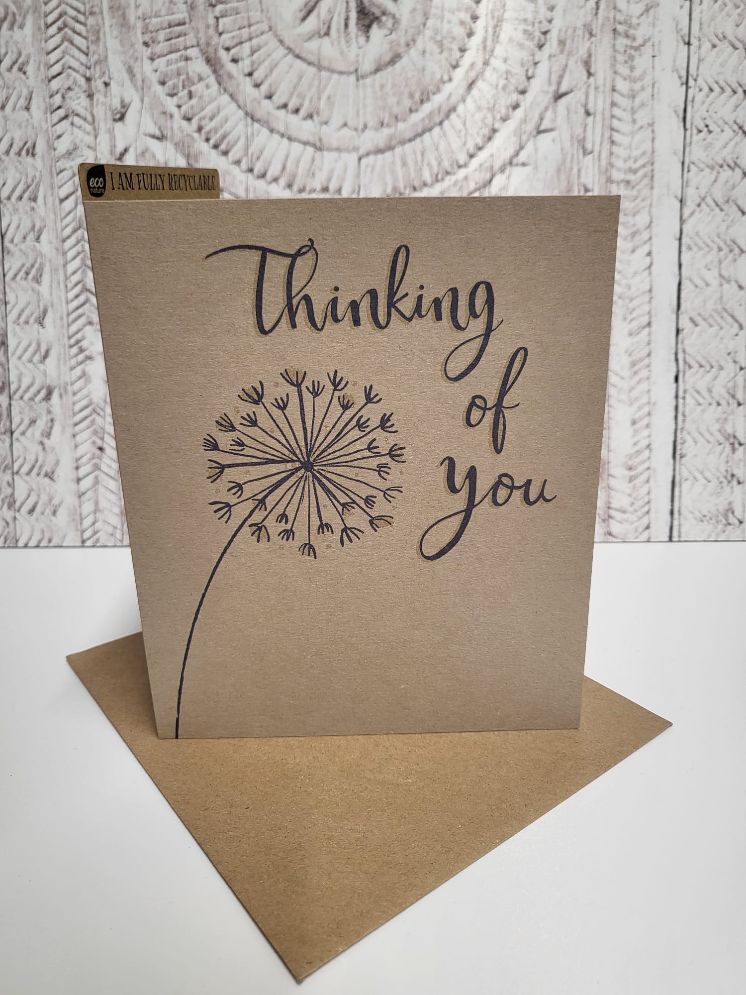 'Thinking Of You' Fully Recyclable Greeting Card