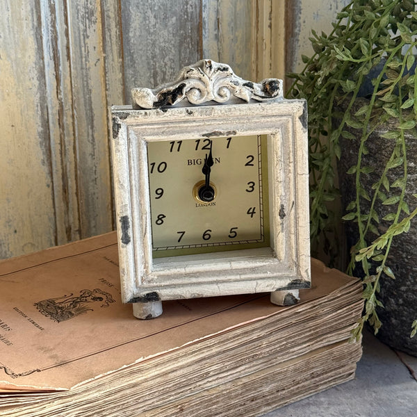 Distressed Square Clock - Gracie Jaynes