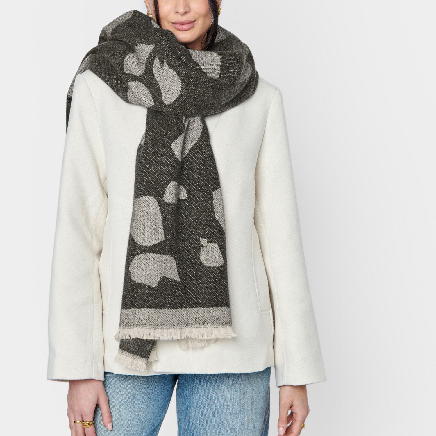 Katie Loxton Leopard Blanket Scarf Gracie Jaynes