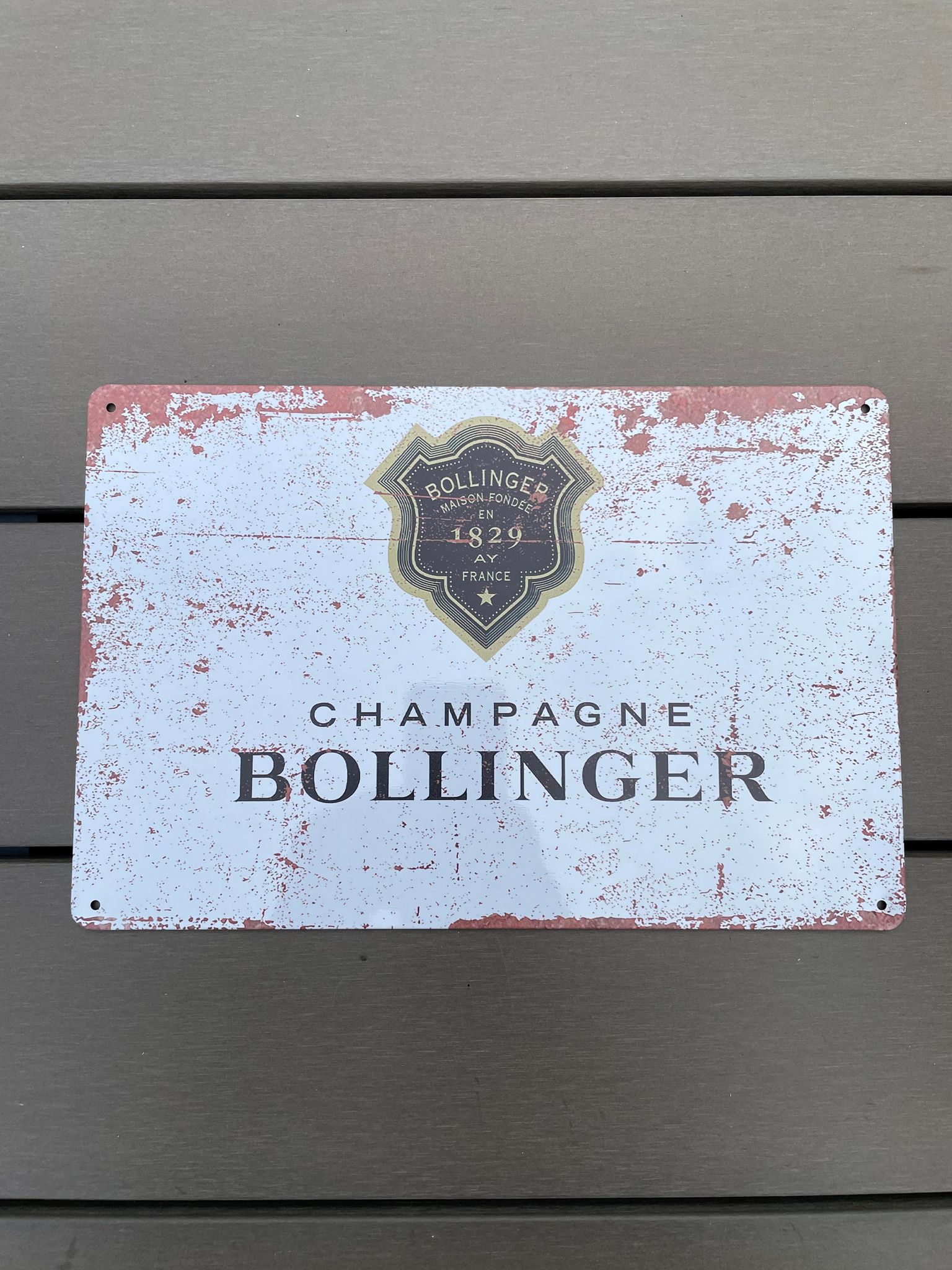 Metal Sign - Bollinger