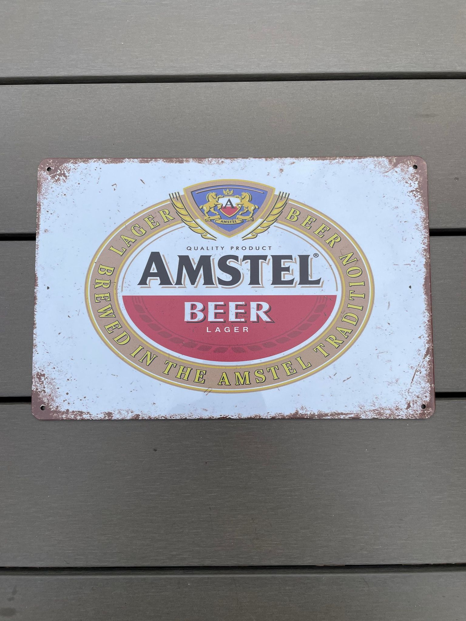 Metal Sign - Amstel