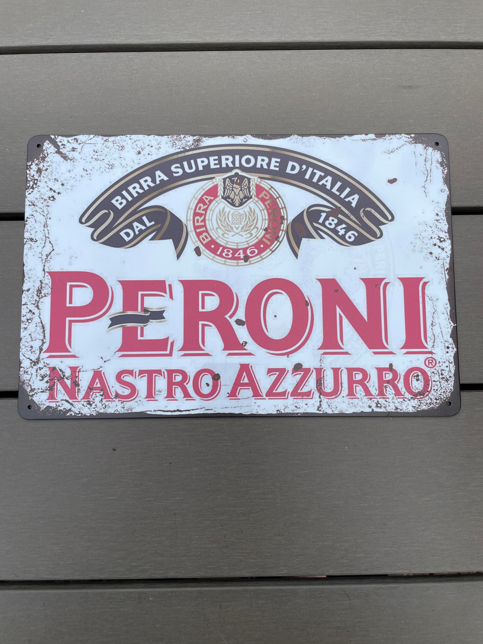 Metal sign - Peroni