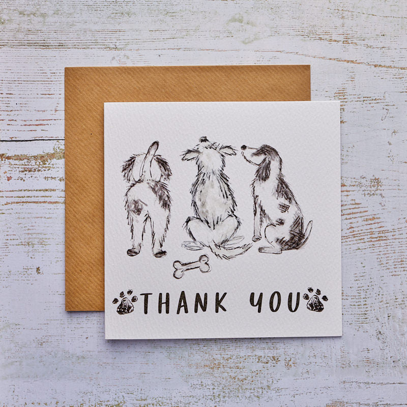 Doggy Thank you Card