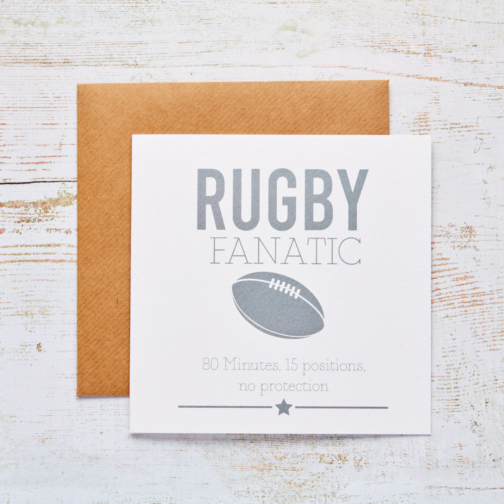 Rugby Fanatic Card