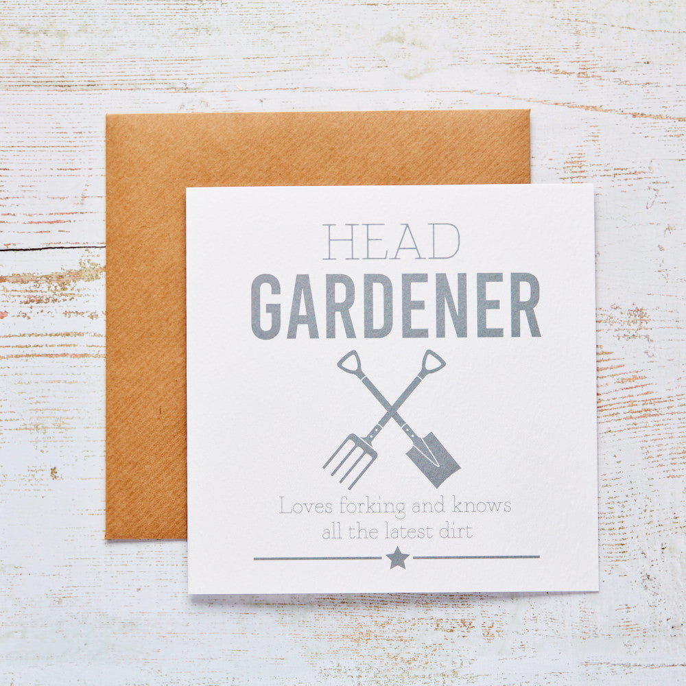 Head Gardener Card