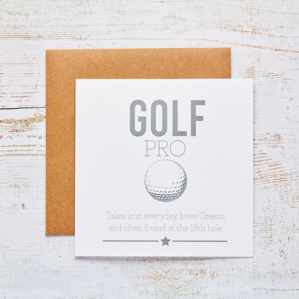 Golf Pro Card