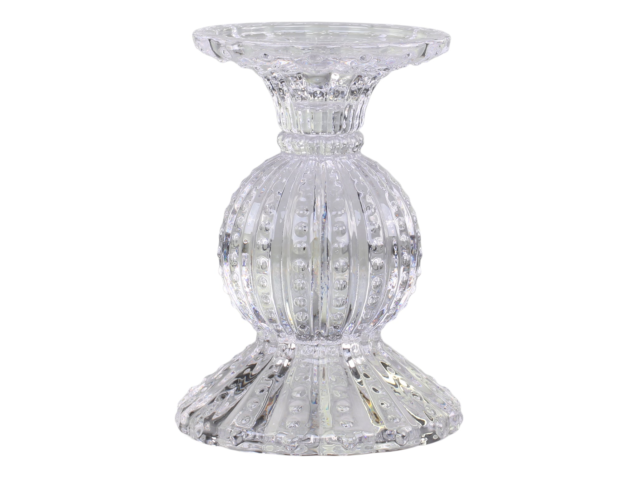 Clear Bead Effect Candle Stick - 2 sizes