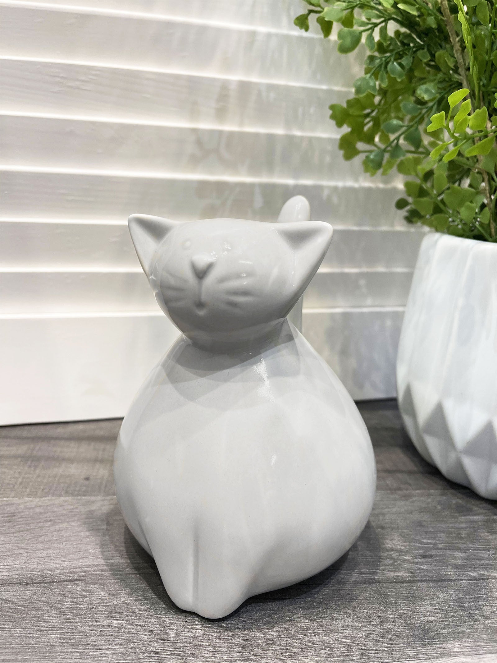Millie & Mollie - Ceramic Grey Cats