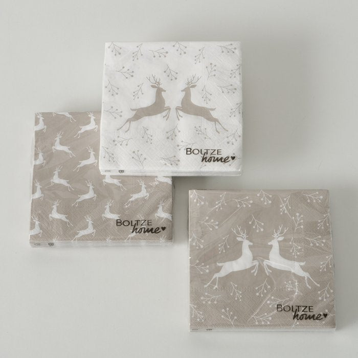 Festive napkins - 3 designs