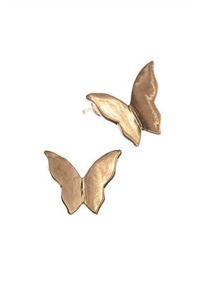 Fluttery Butterfly Earrings & Necklace - Silver or Gold
