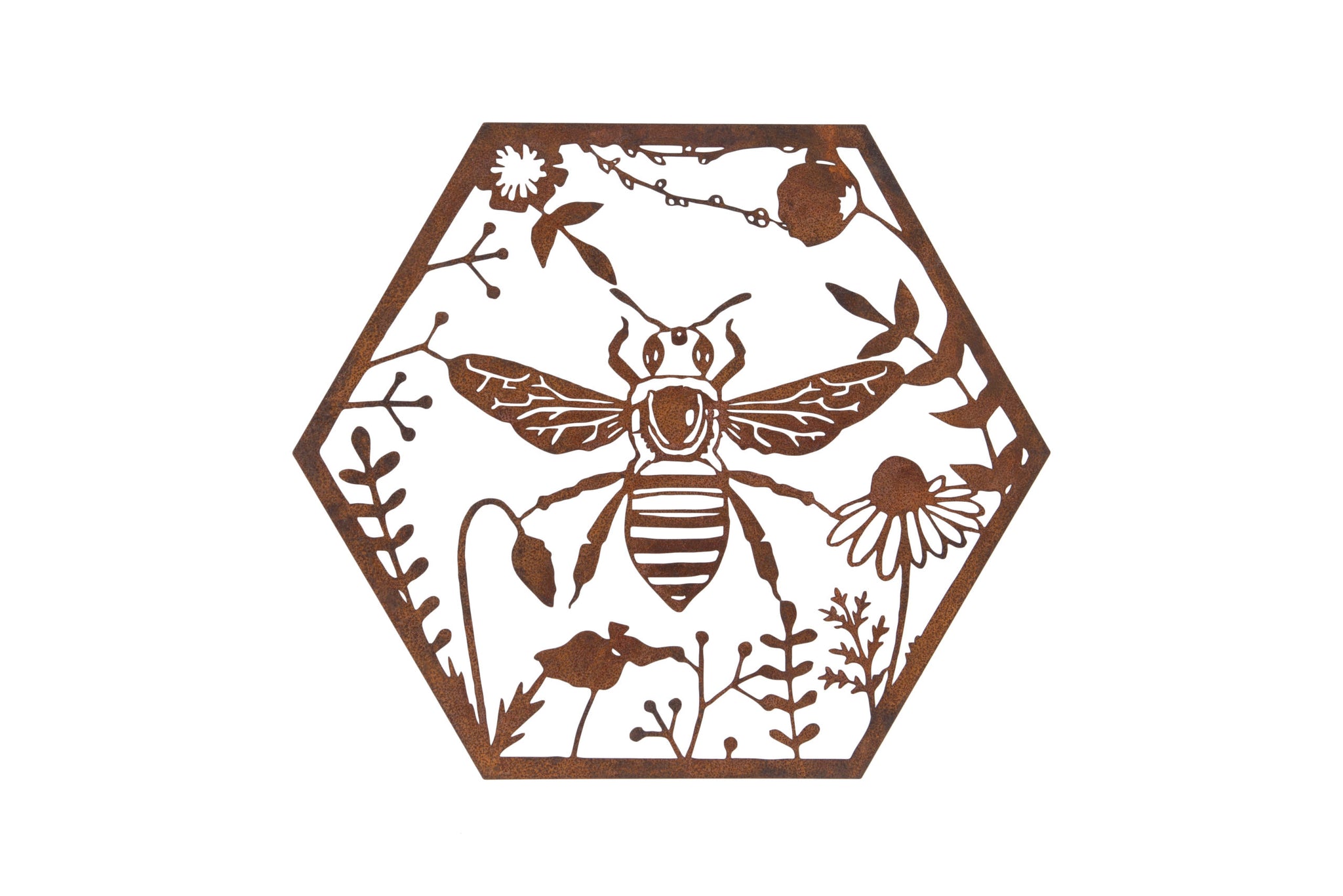 Hexagon Bee Plaque