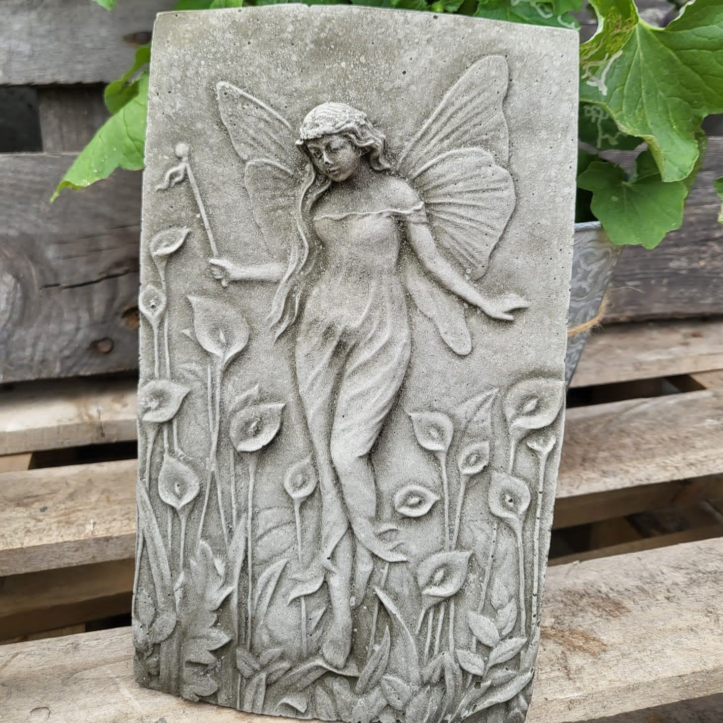 Stone Lily Lady Plaque
