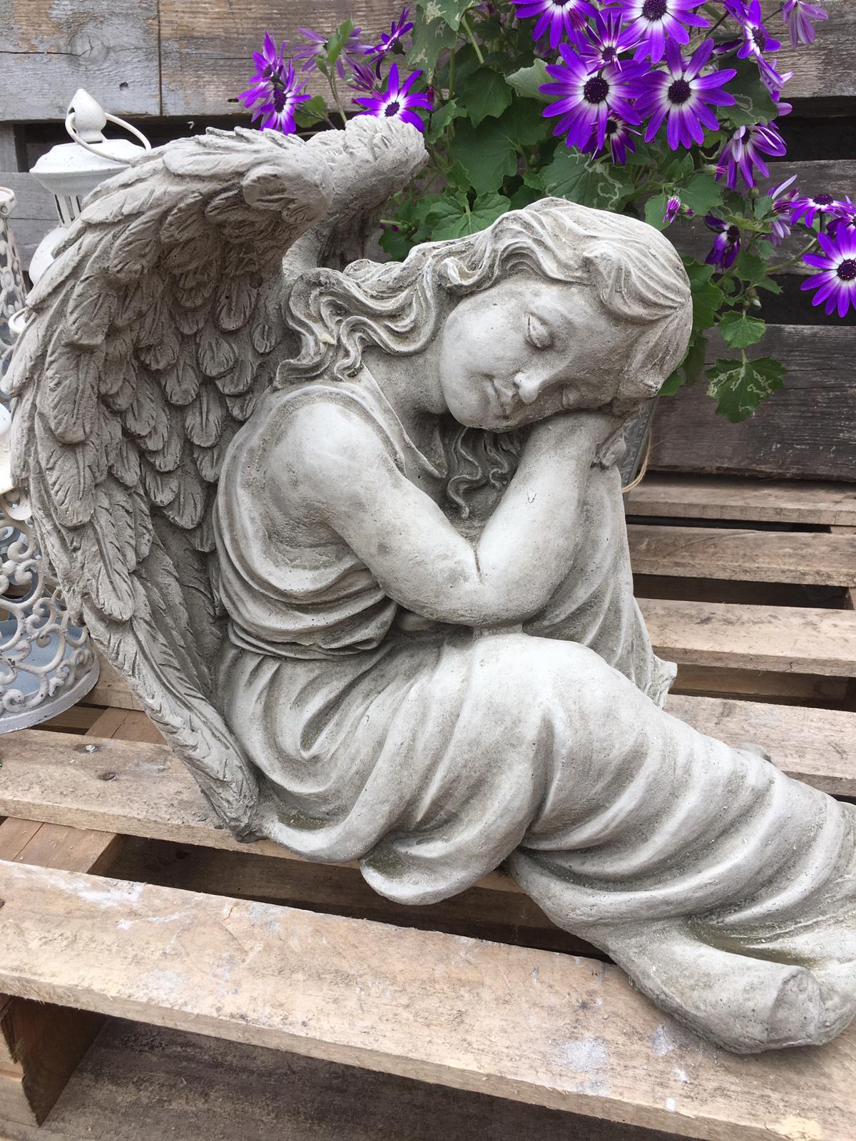 Stone Sleeping Angel