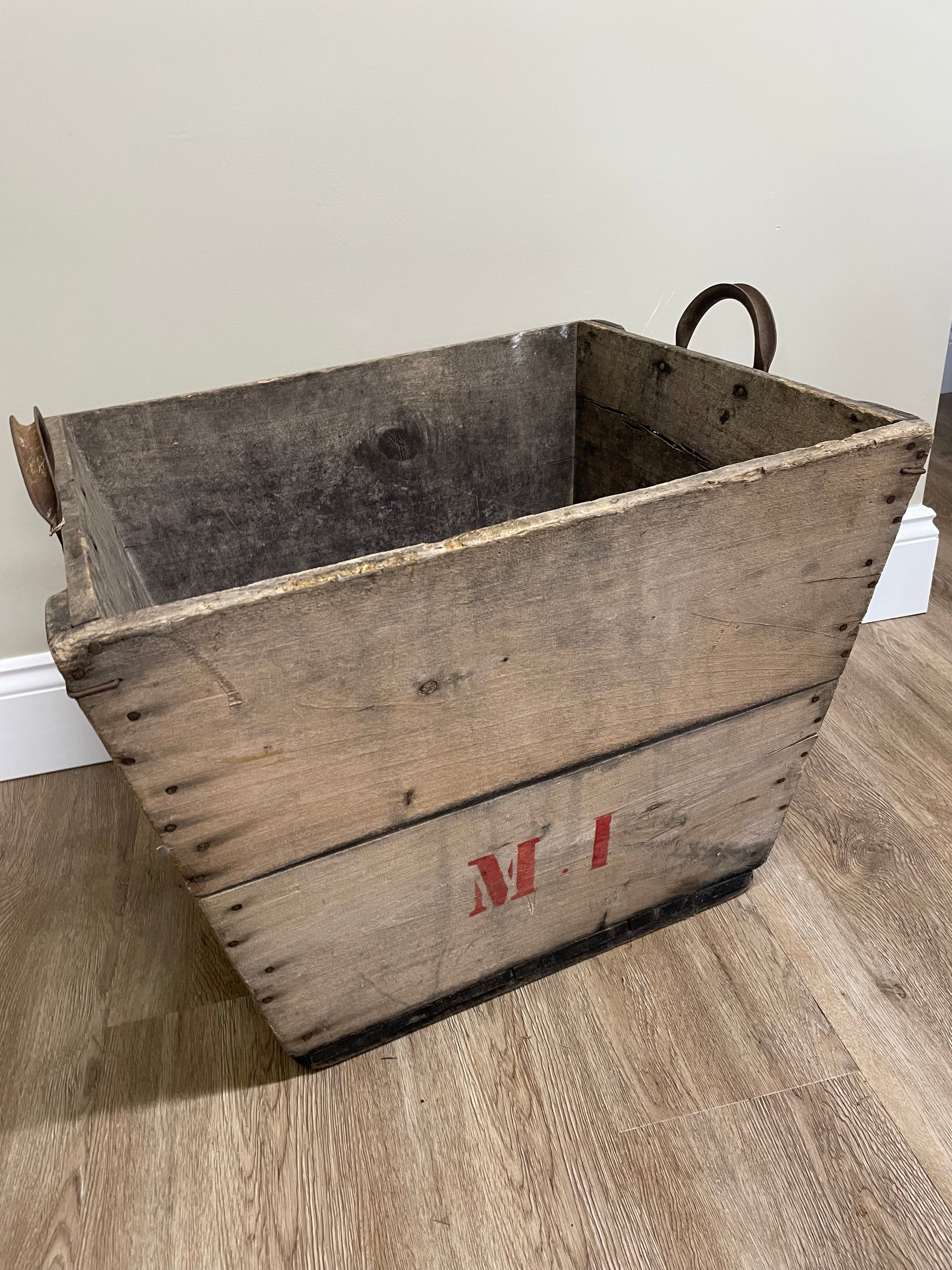 Large French Champagne Crate