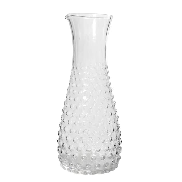 Glass Decanter with Bobbles