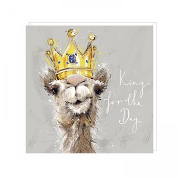 King for the Day Greeting Card