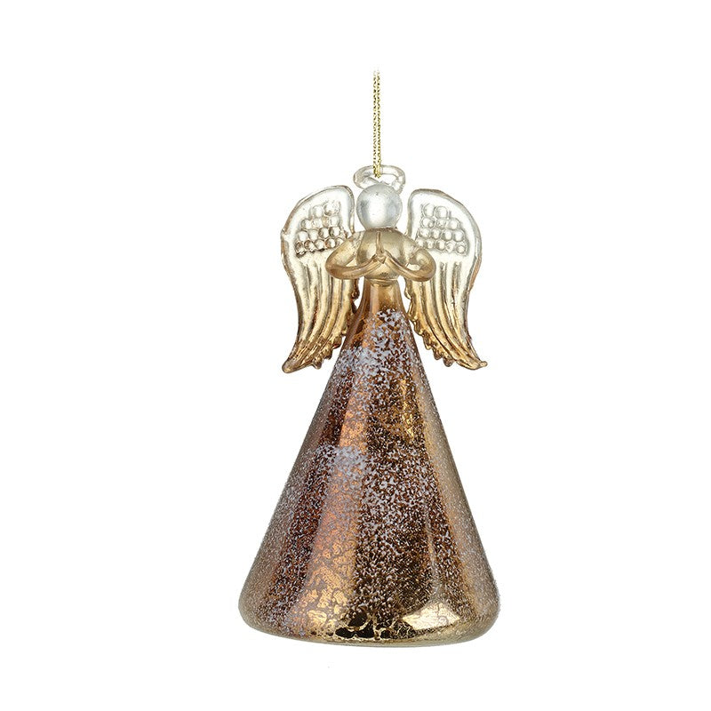 Vintage Gold Glass Angel