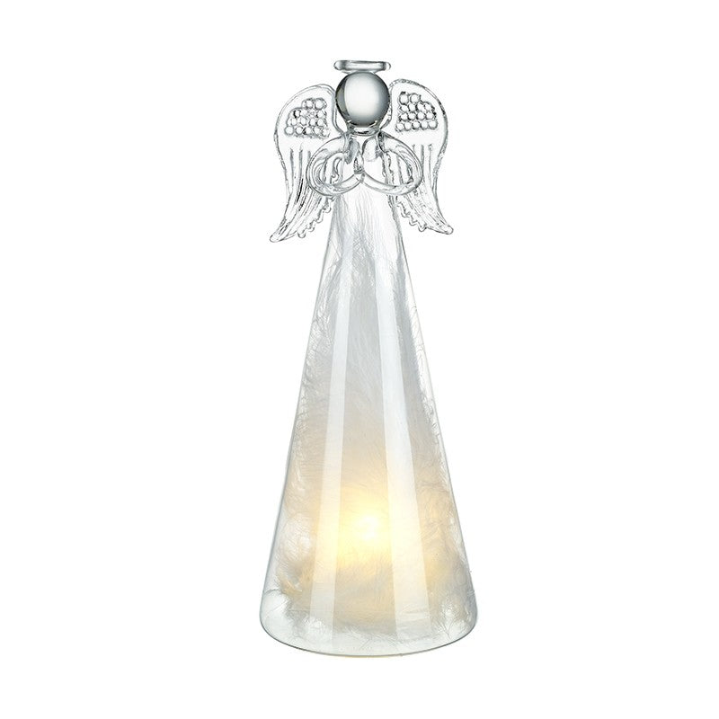Feather Filled Light up Angel