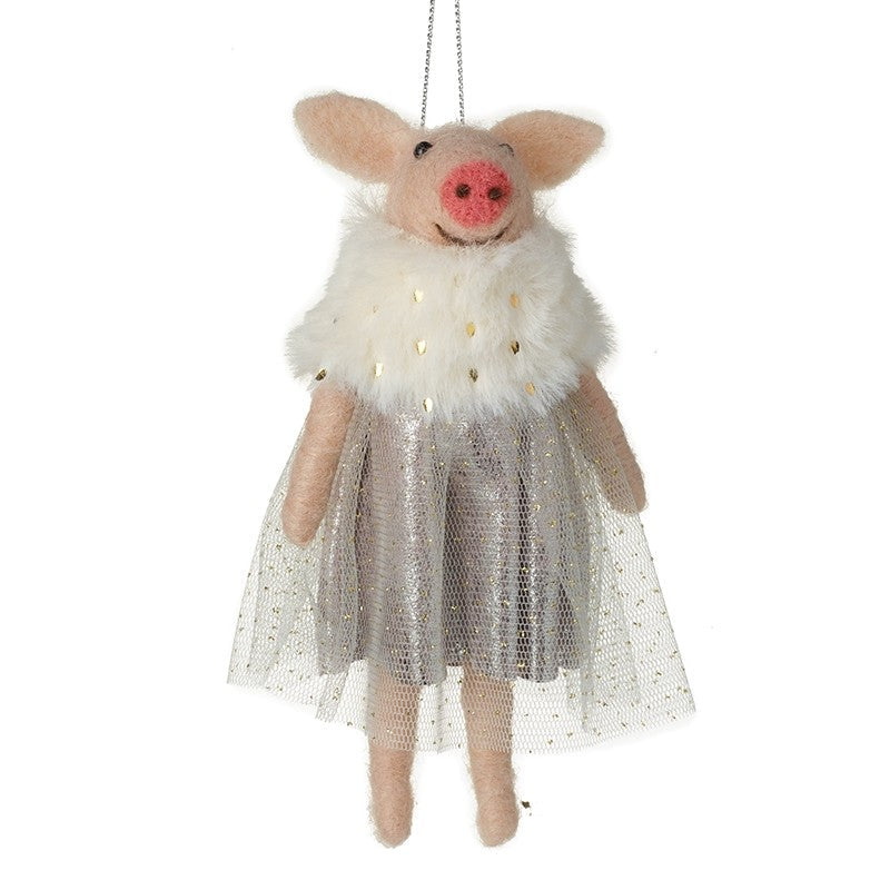 Woollen Pig in Dress