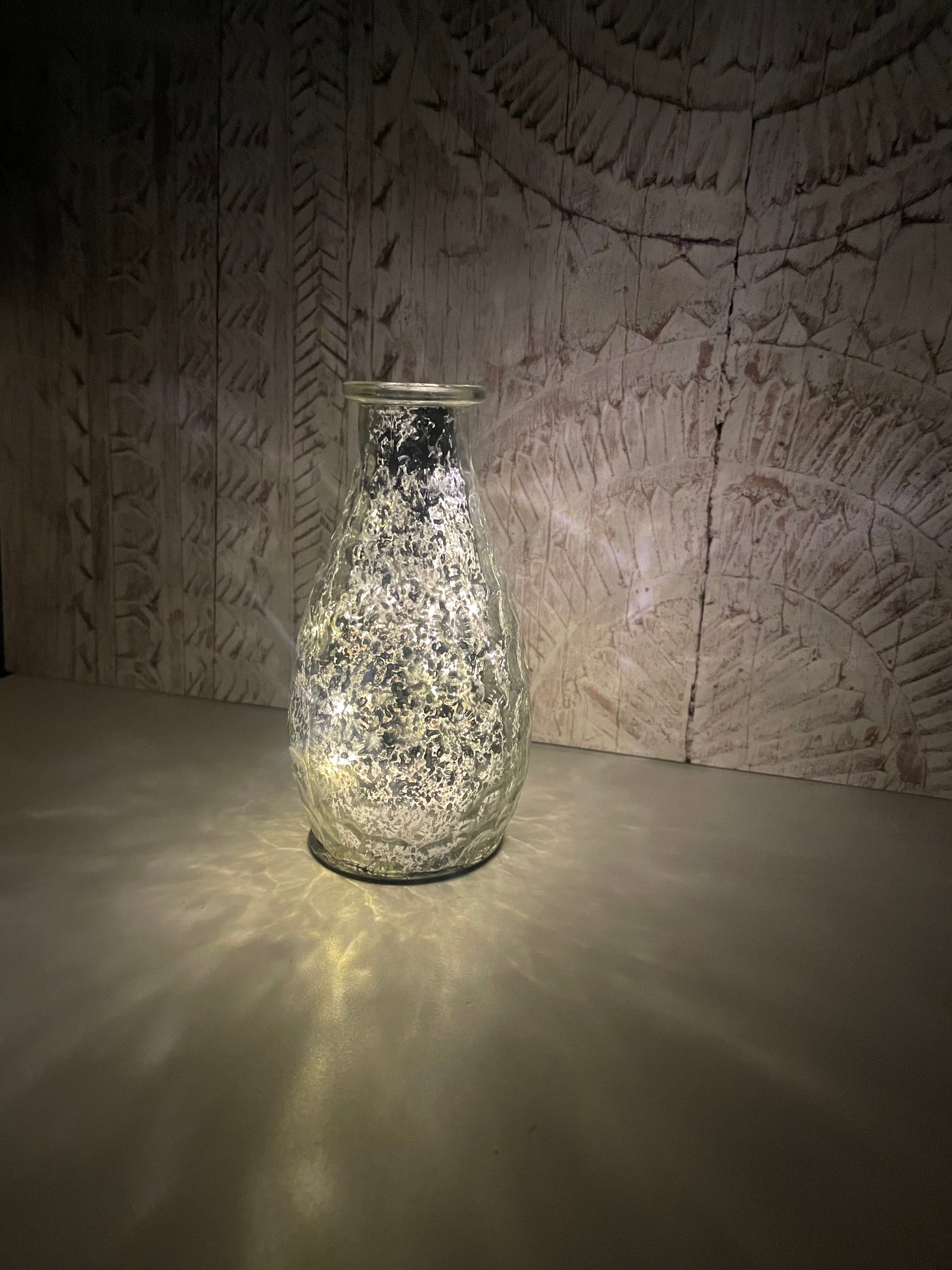 Bottle with LED lights