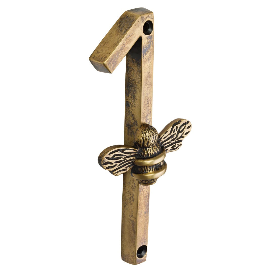 Heritage Brass Bee Door Number