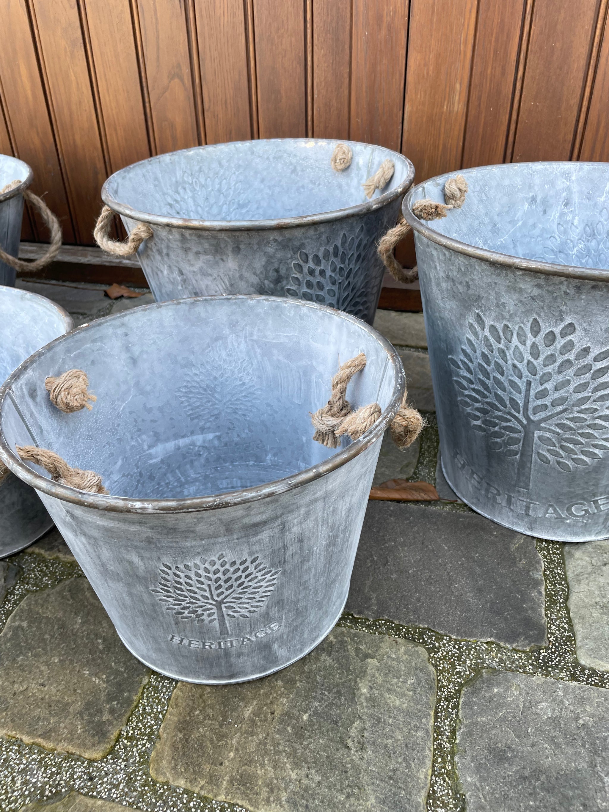 Zinc Planters - Various sizes and shapes