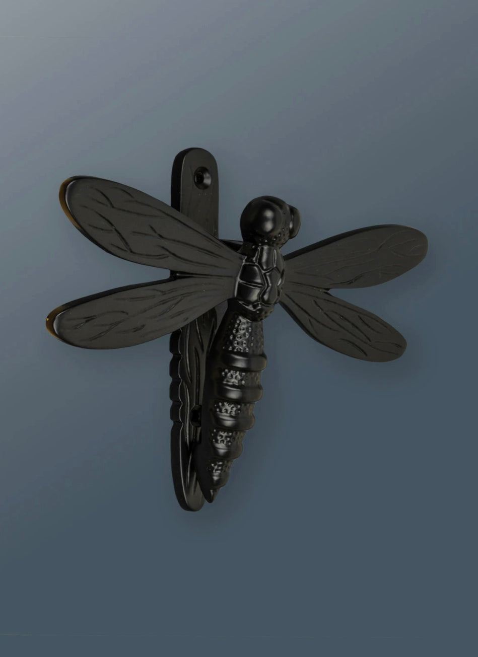 Brass Dragonfly door knocker - 3 colours