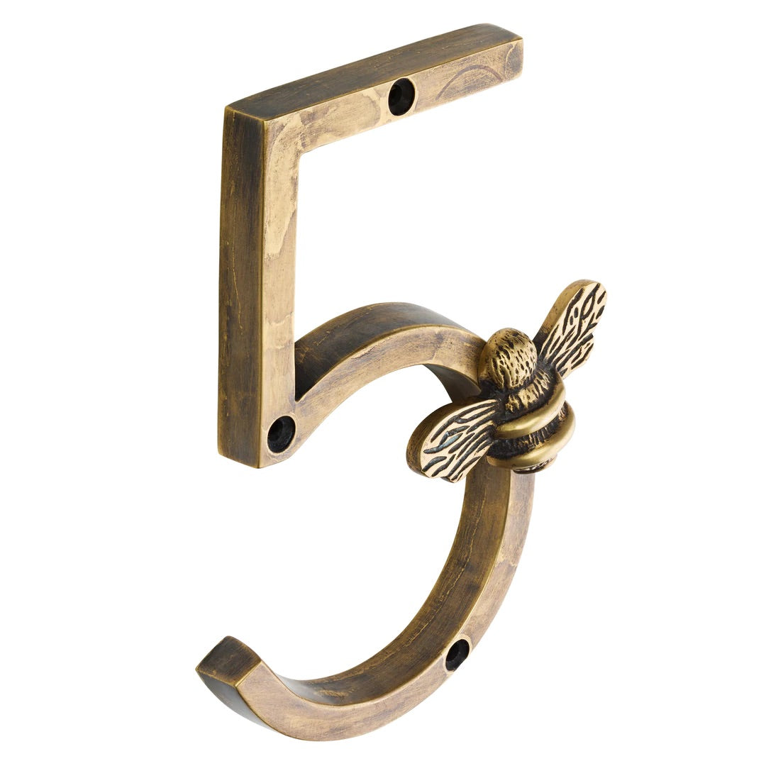 Heritage Brass Bee Door Number