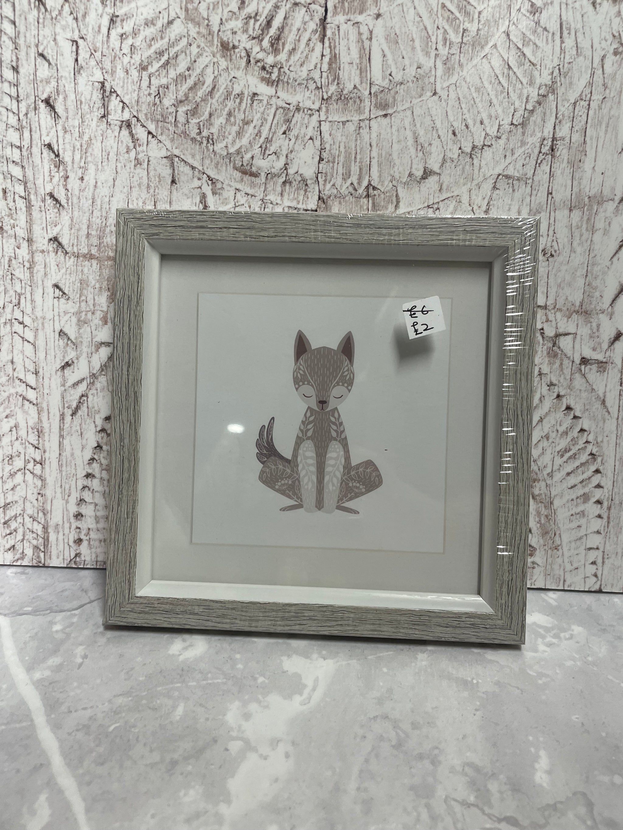 Small framed fox print