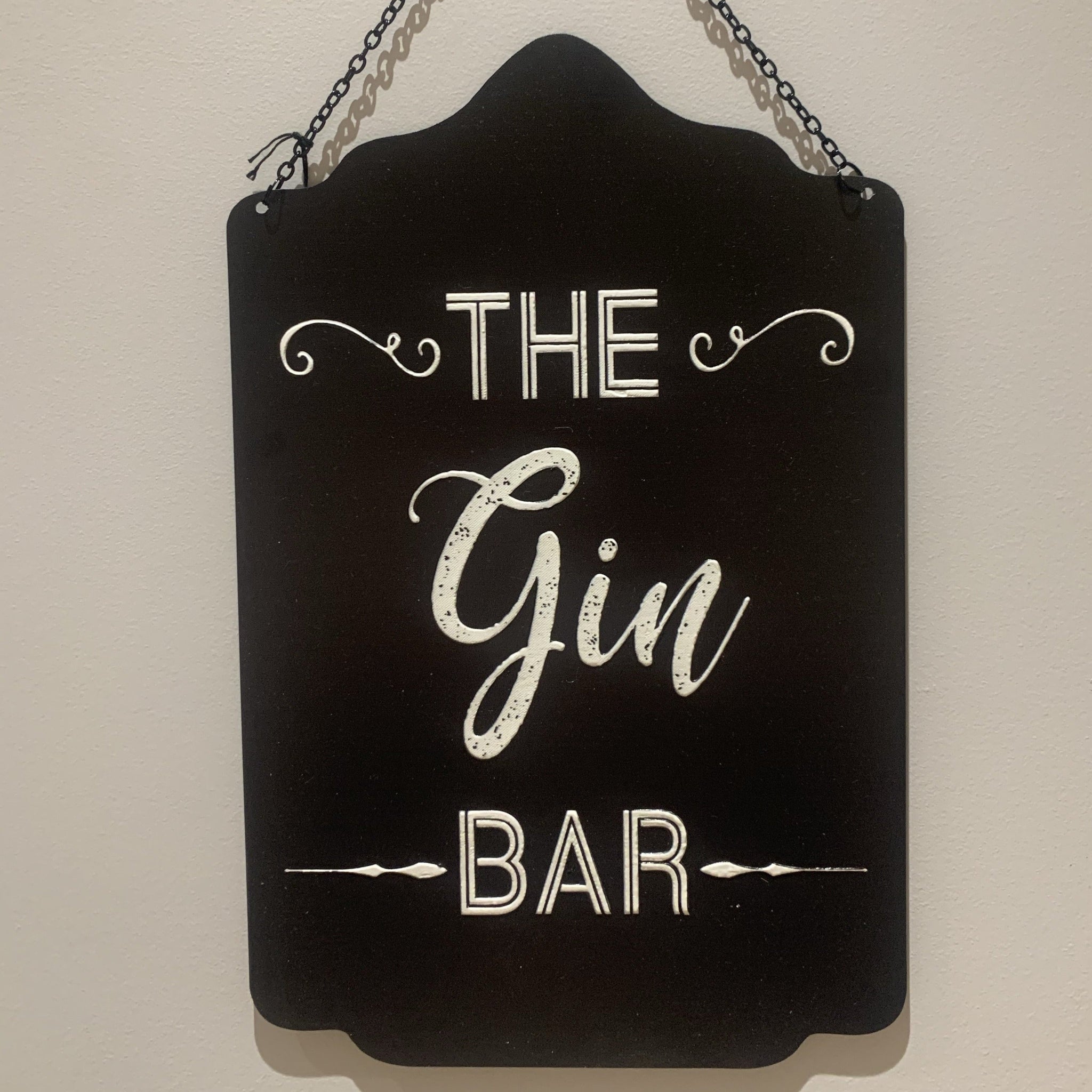 Gin bar sign