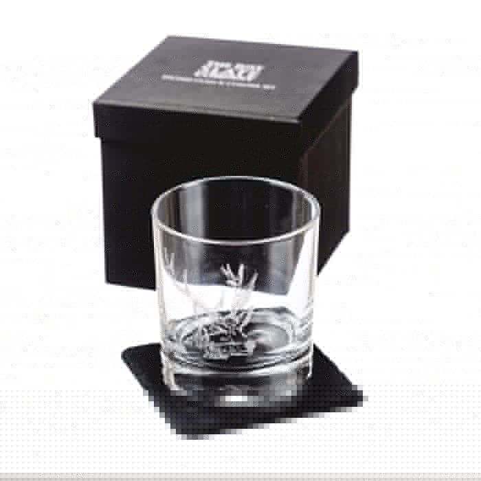 Stag Tumbler with Slate Coaster Gift Set