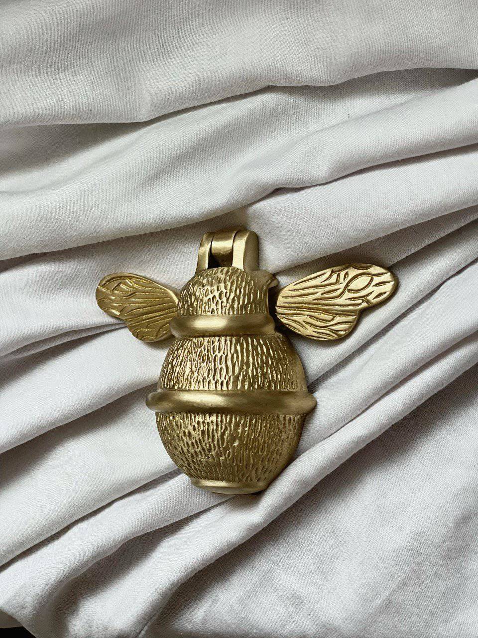 Brass bee door knocker  - various colours